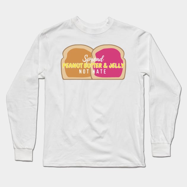 Peanut butter and Jelly Long Sleeve T-Shirt by mrsmauve